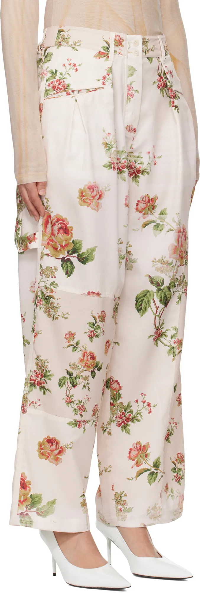 Paneled Pajama Pants