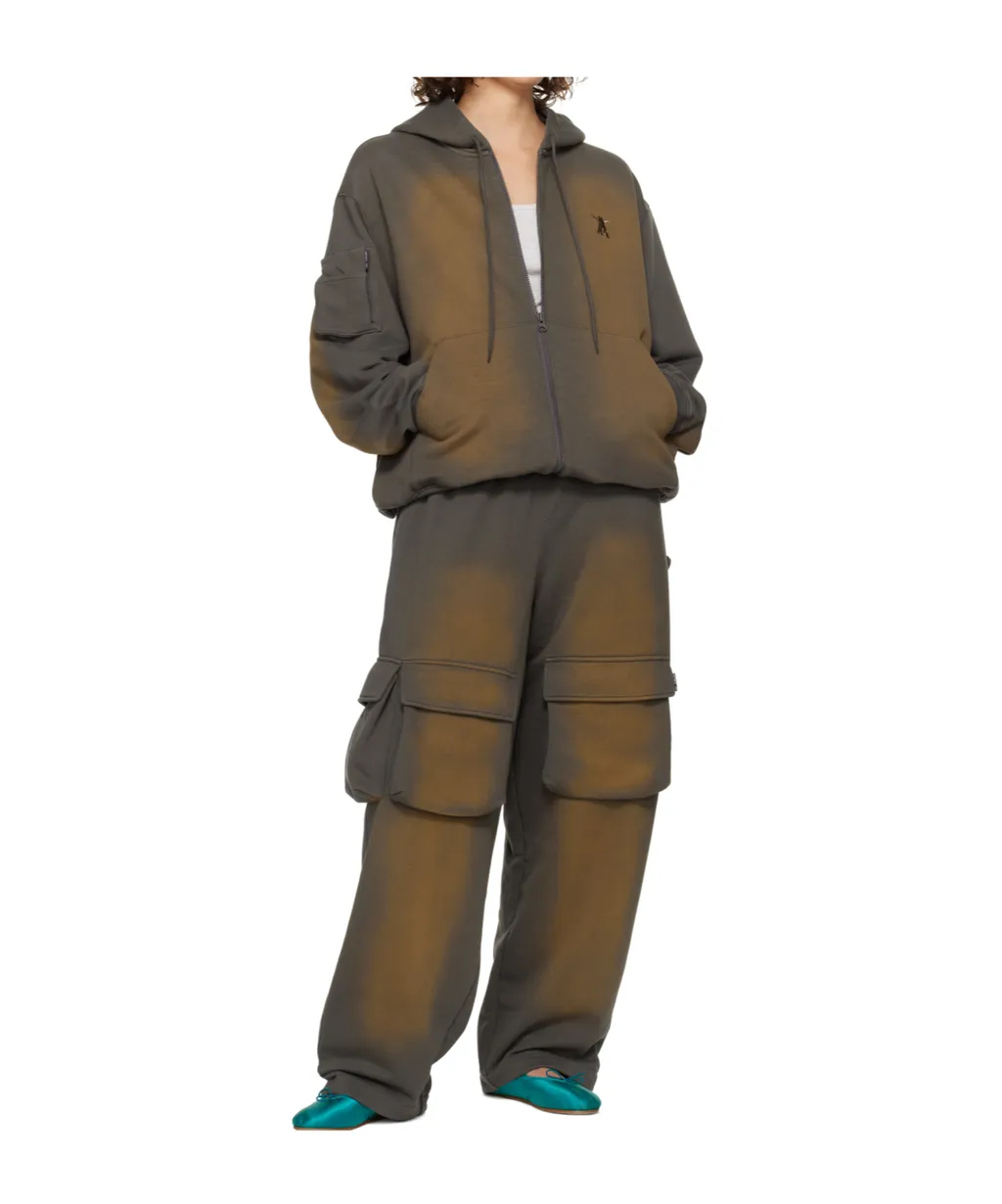 Washed Pocket Baggy Sweatpants