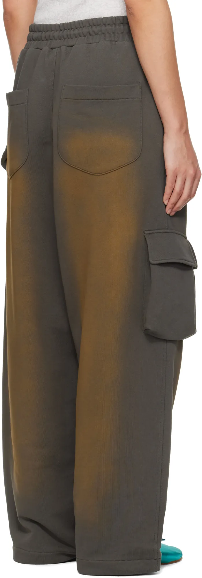 Washed Pocket Baggy Sweatpants