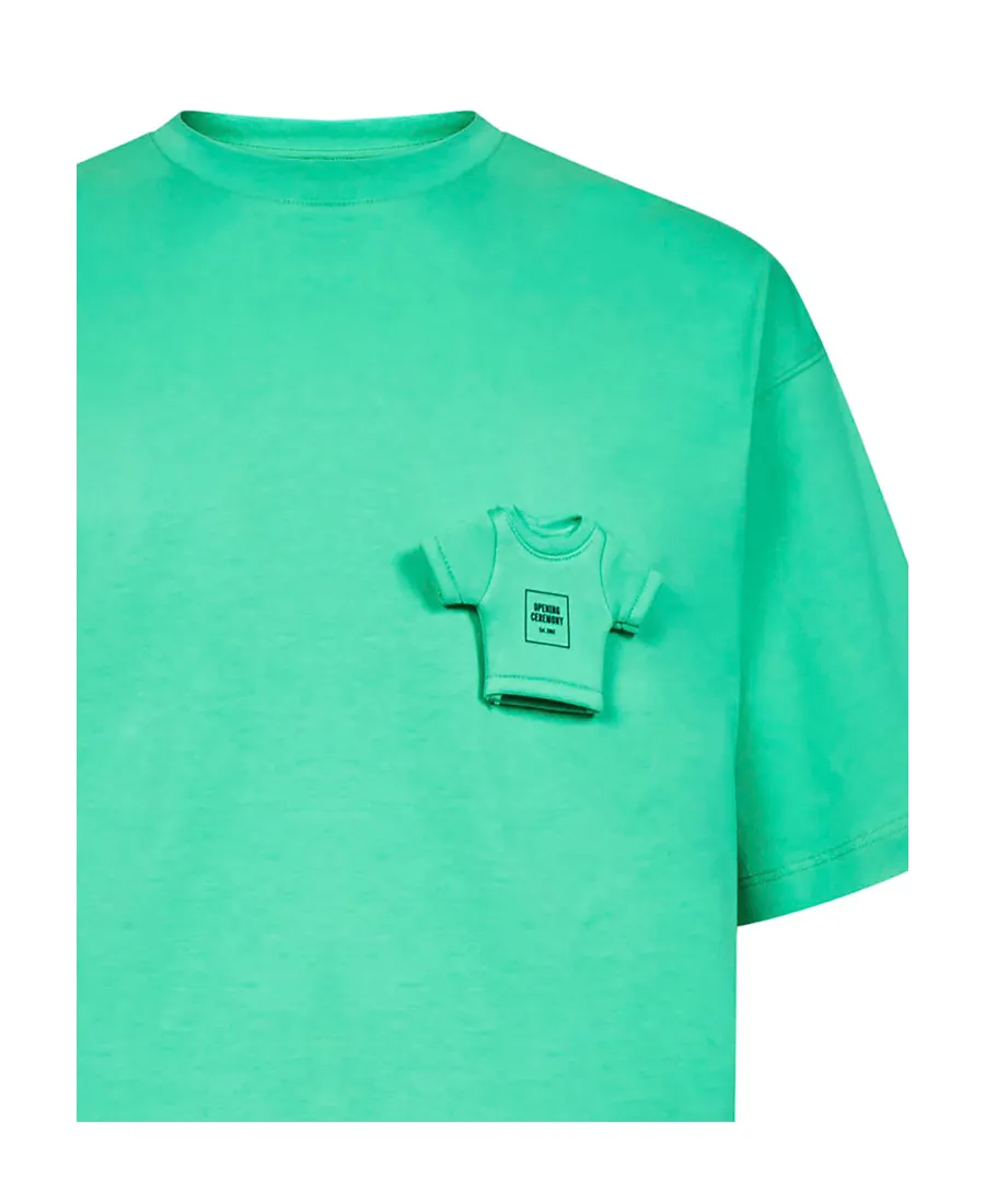 Miniature Boxlogo-Patch Cotton T-Shirt