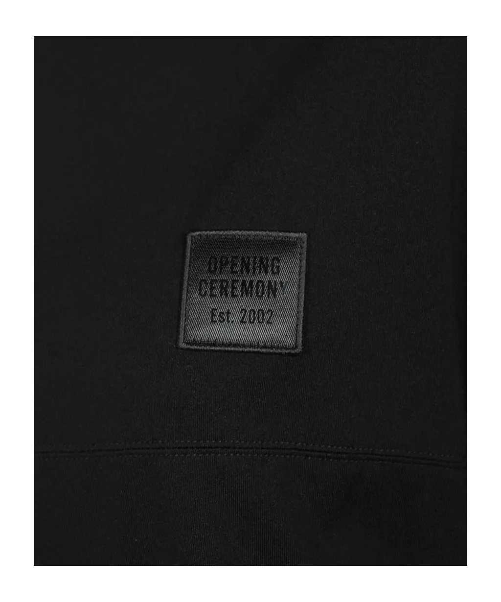 Logo-Patch High-Neck Jersey Top