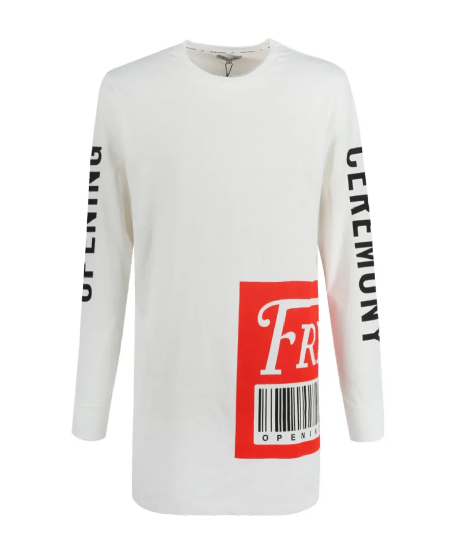 Logo Printed Long-Sleeved T-Shirt