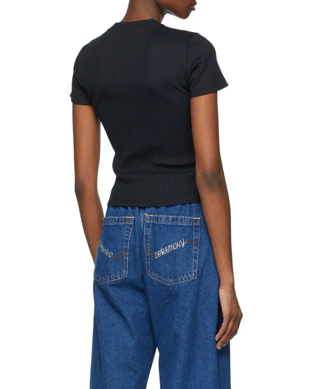 Box Logo-Print Stretch-Cotton T-Shirt