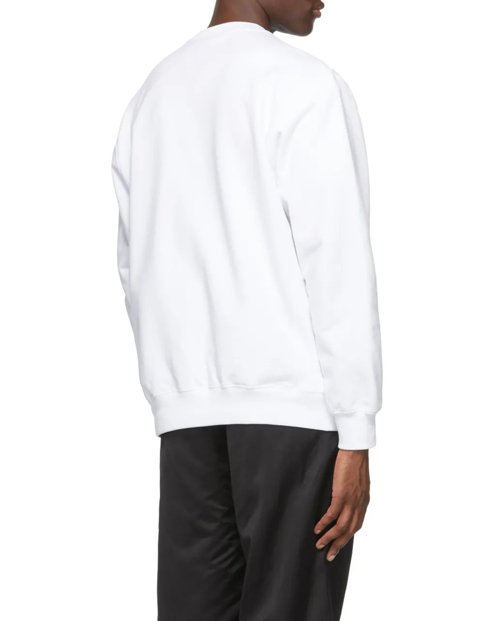 Warped Logo Printed Sweatshirt