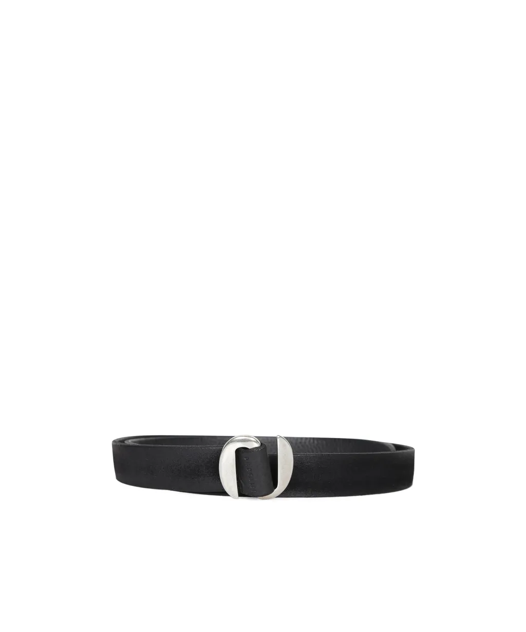 Suede Metal Buckle Belt