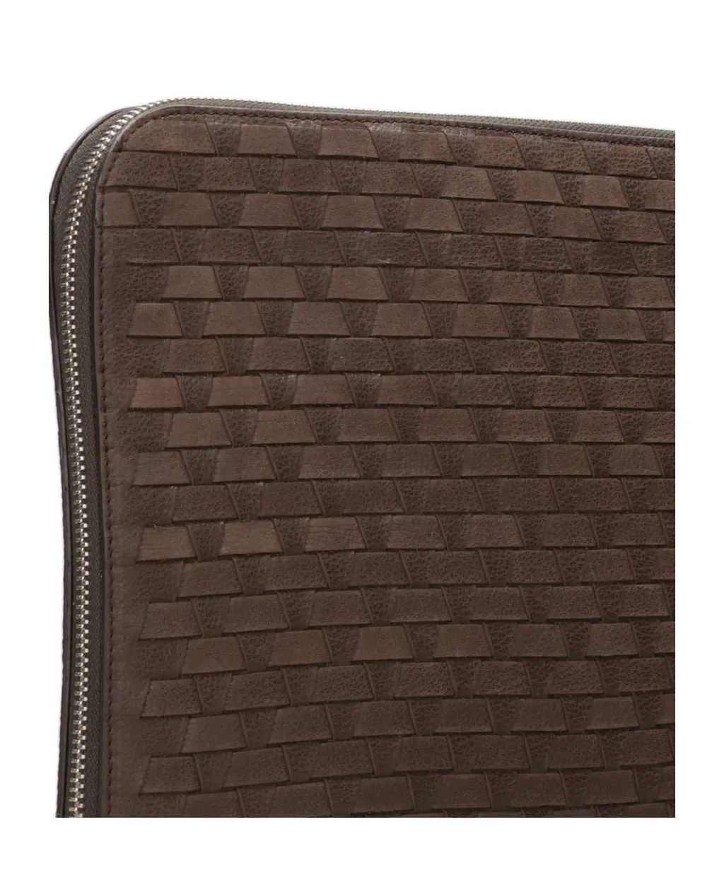 Pochette Slim Chevrette Woven