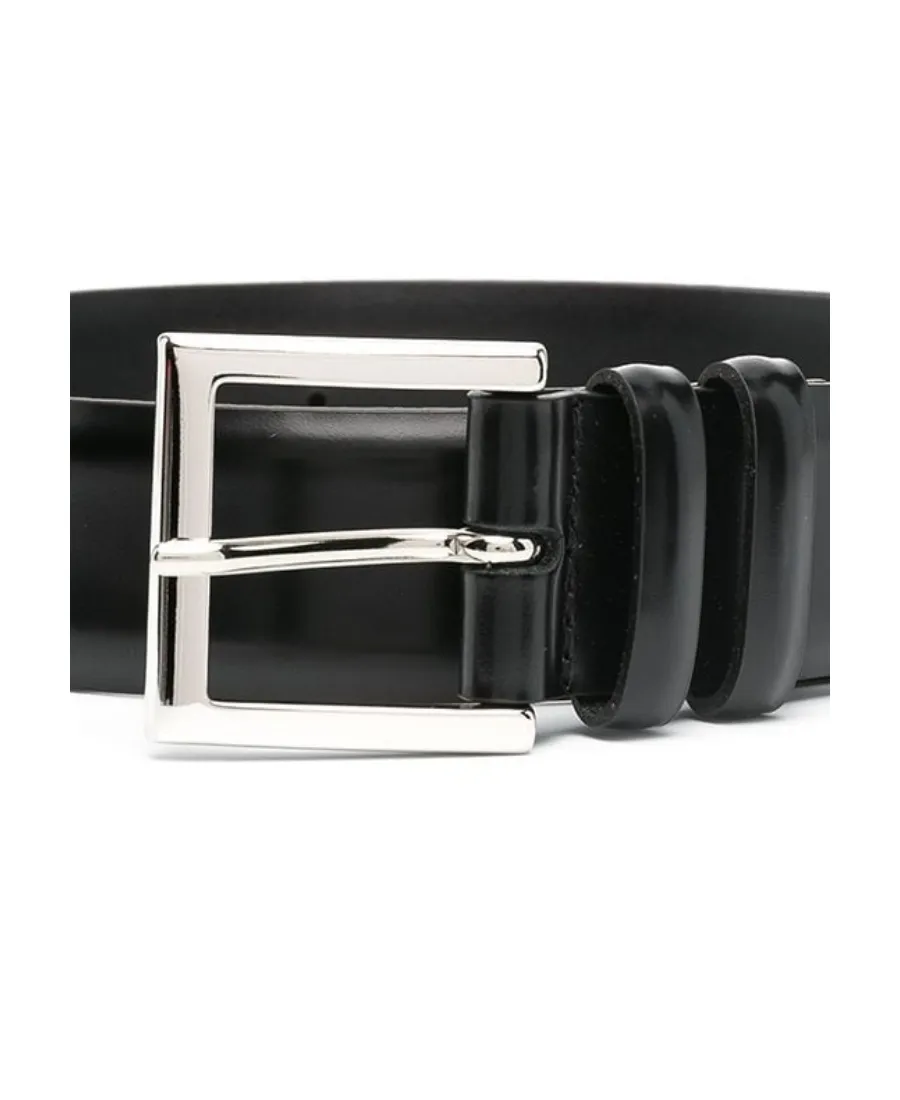 Pointed-Tip Buckle-Fastened Belt