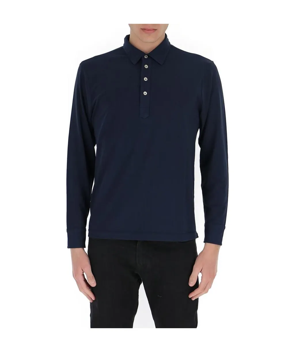 Long-Sleeved Polo Shirt