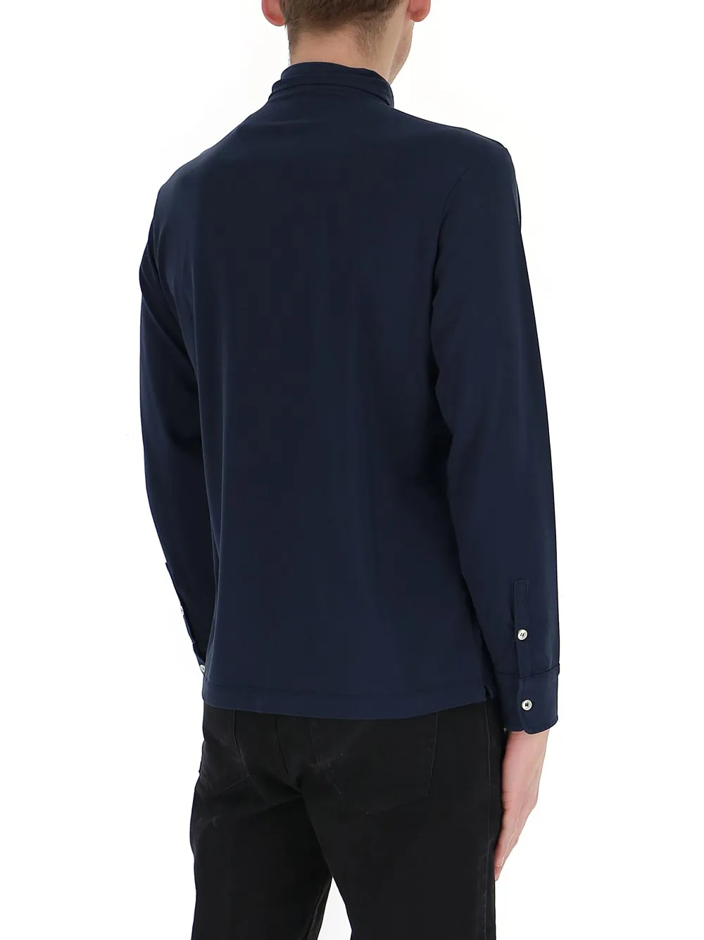 Long-Sleeved Polo Shirt