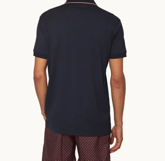 Tipped Collar Polo Shirt