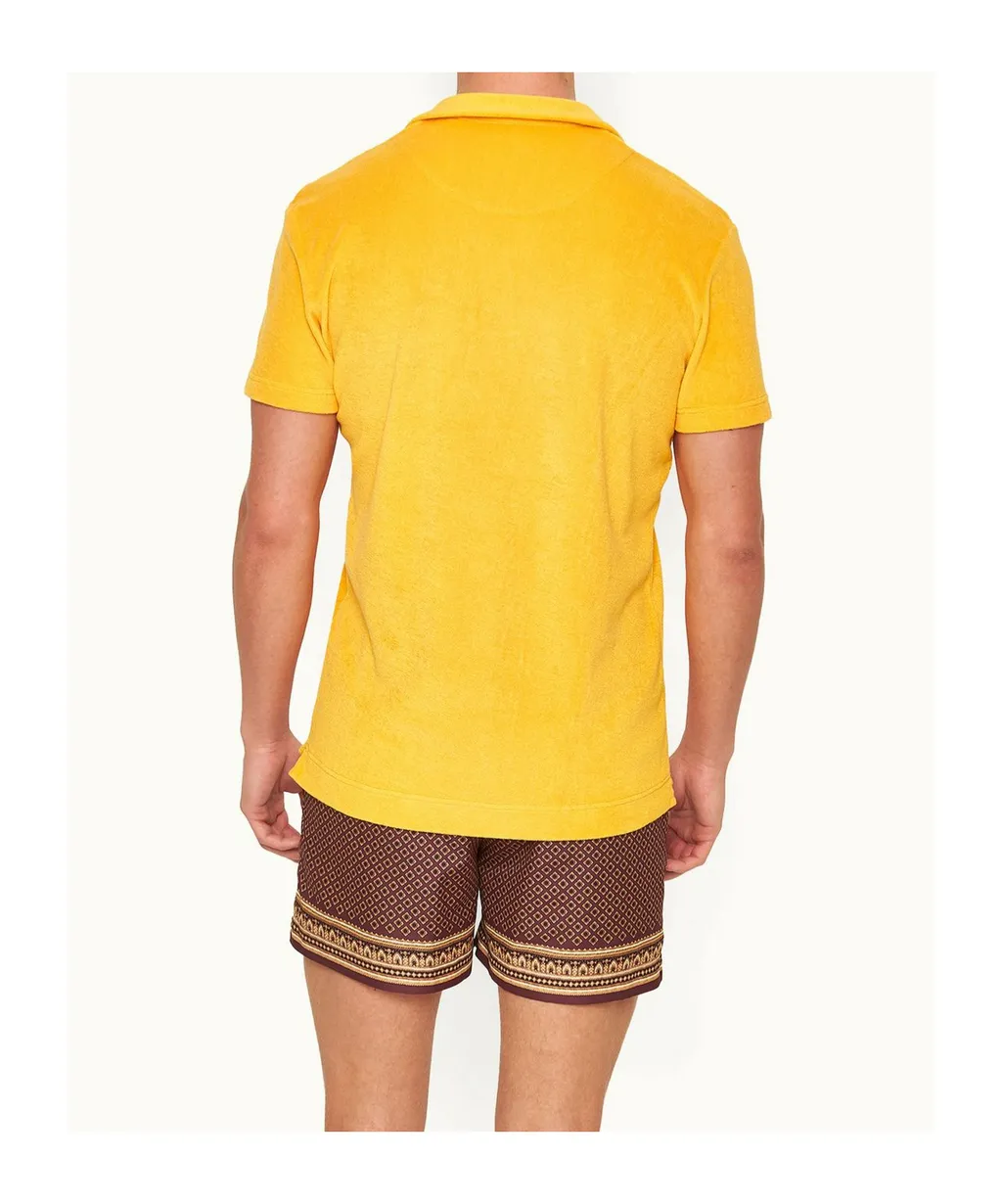 Terry Cloth Polo Shirt