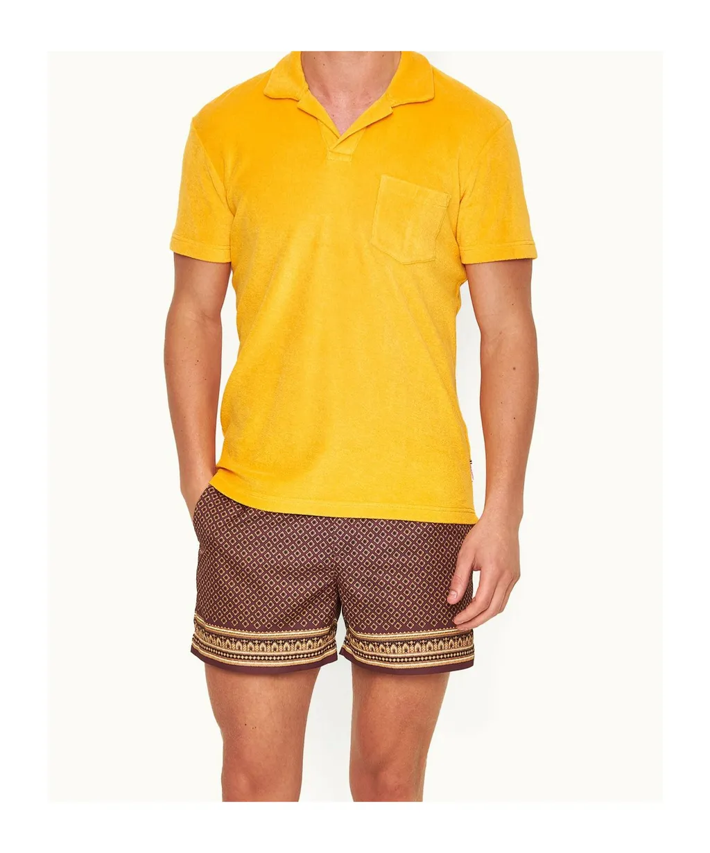 Terry Cloth Polo Shirt