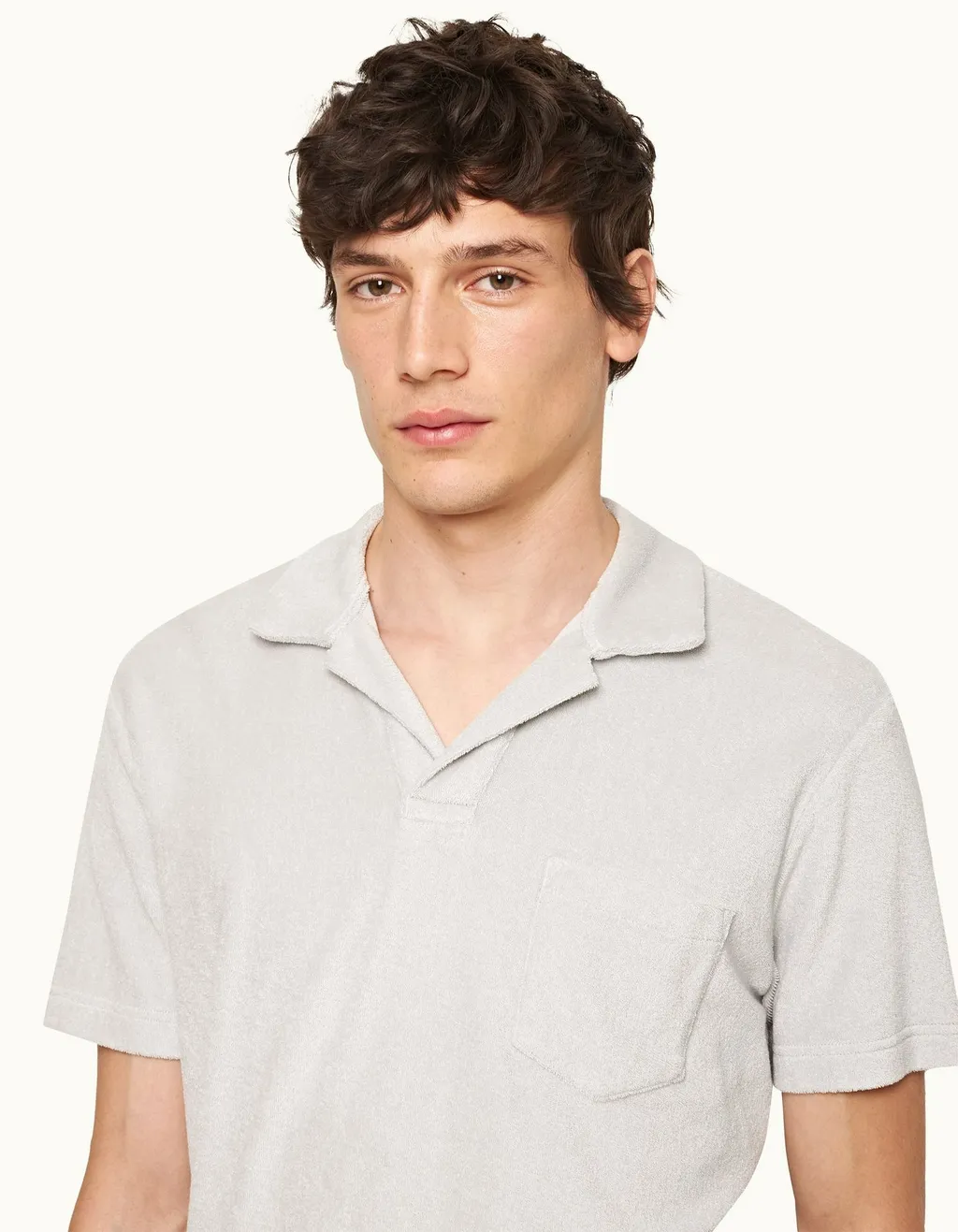 Terry Towelling Polo Shirt