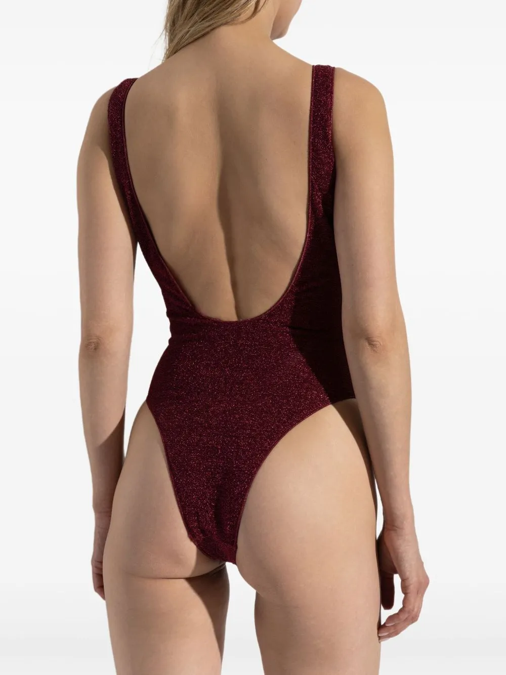 Wide Strap One Piece Swimsuit