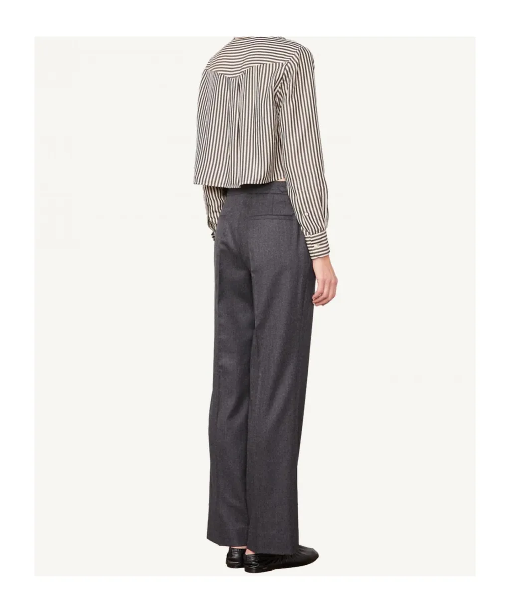 High-Waisted Casual Pants