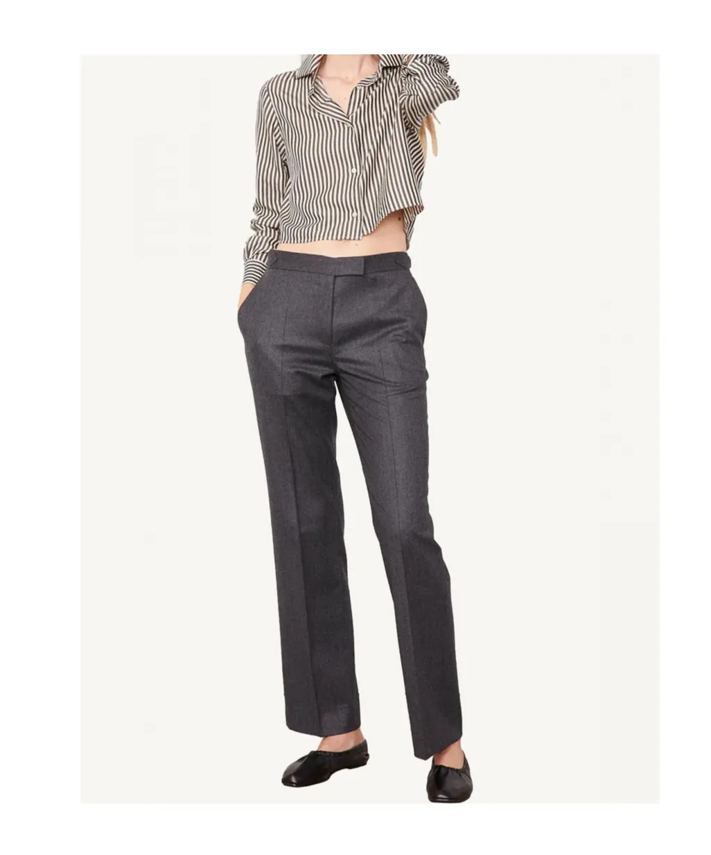 High-Waisted Casual Pants