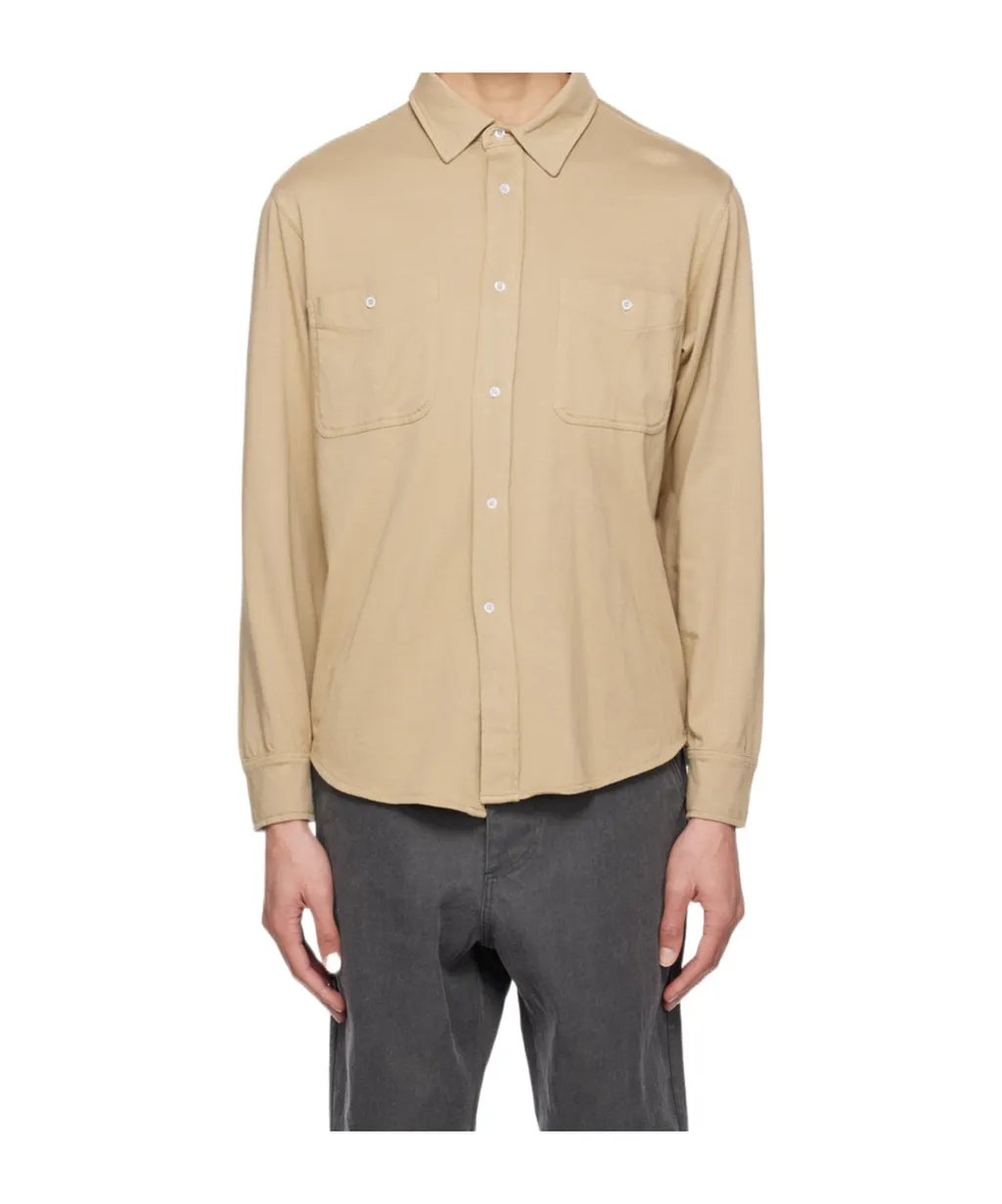 Button-Down Long-Sleeved Shirt