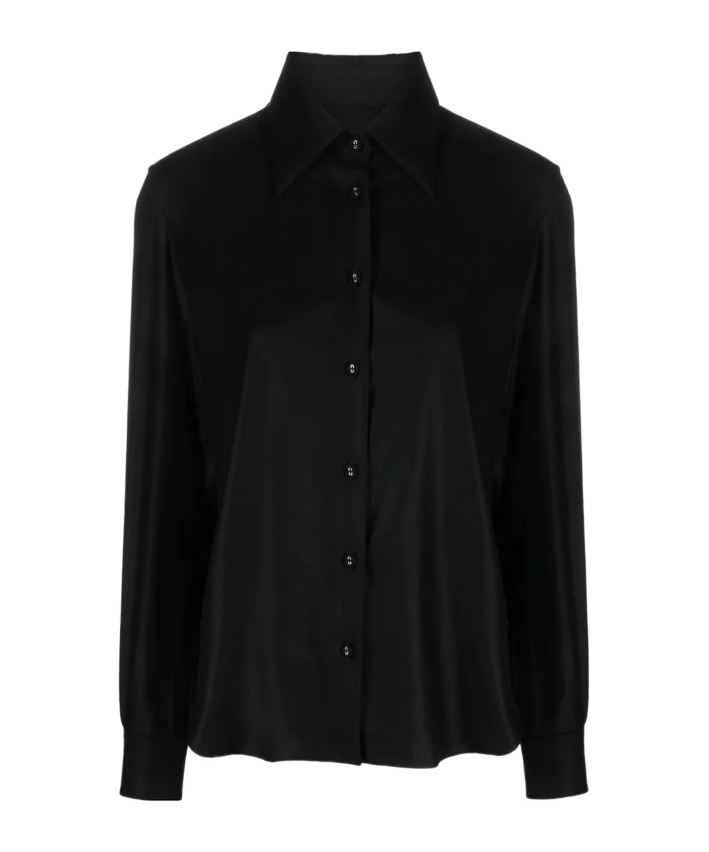 Long-Sleeve Virgin Wool Shirt