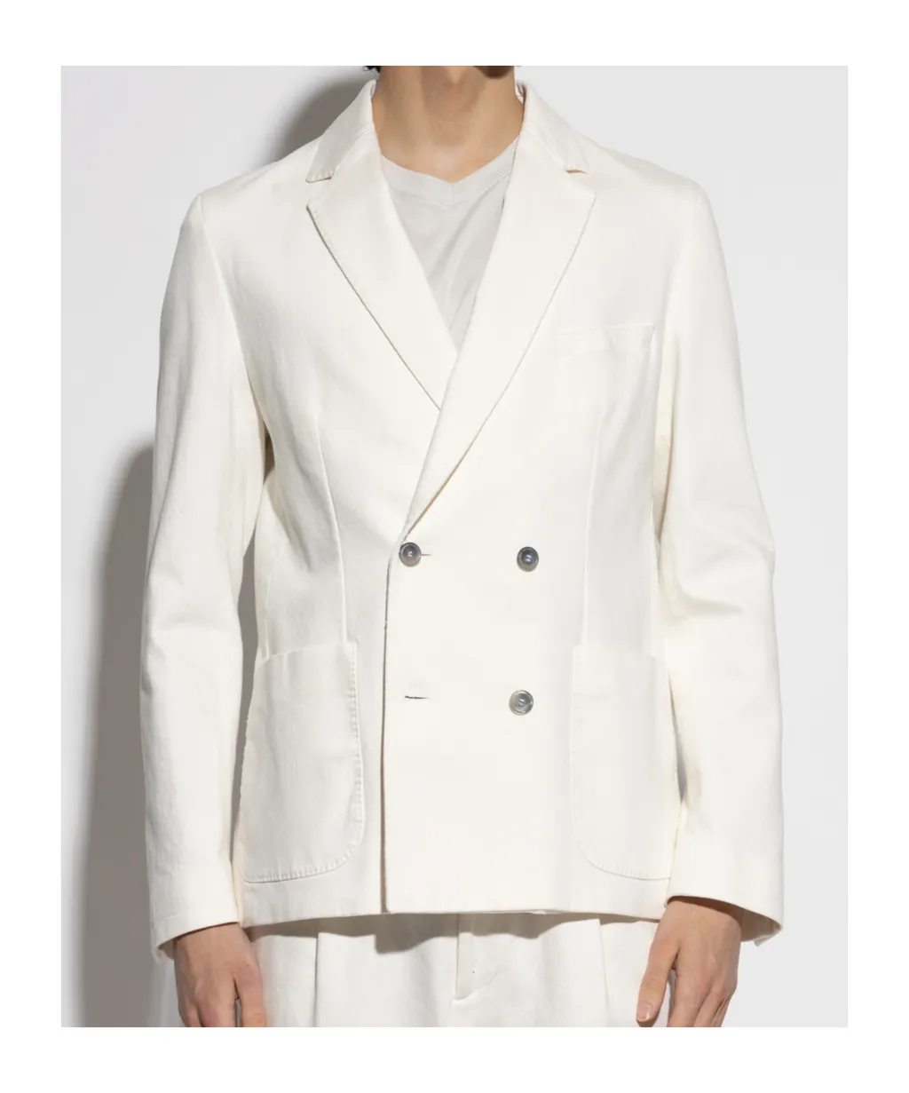 Cotton-Blend Blazer