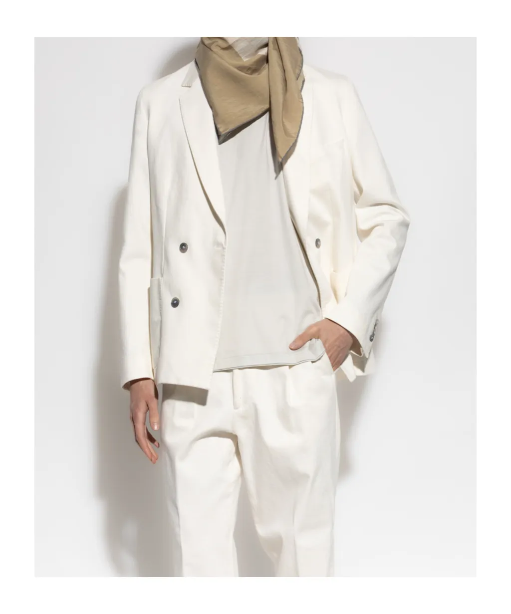 Cotton-Blend Blazer