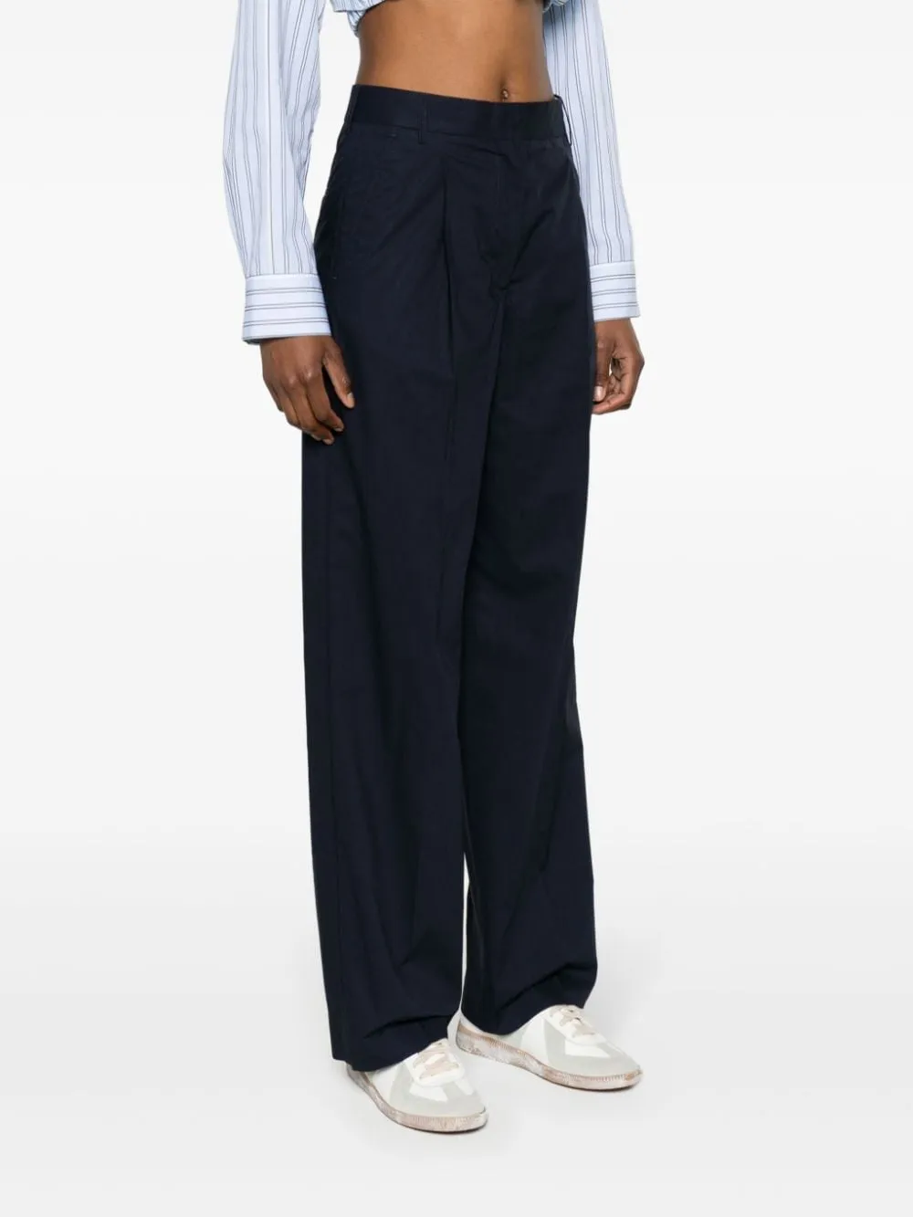 Belt-Loop Casual Pants