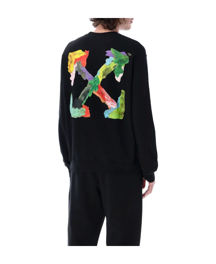 Brush Arrow Crew-Neck Sweatshirt