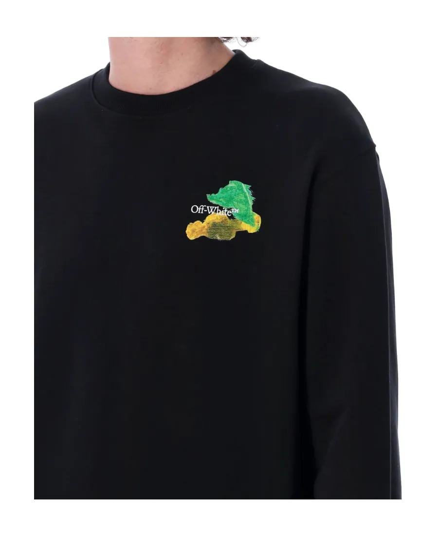 Brush Arrow Crew-Neck Sweatshirt