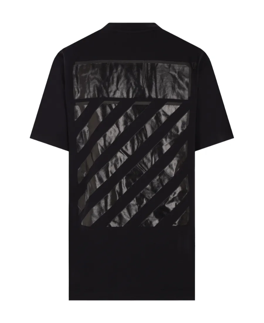Diag Printed Crewneck T-Shirt