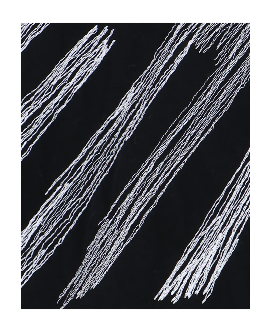 Scribble Diag Printed T-Shirt
