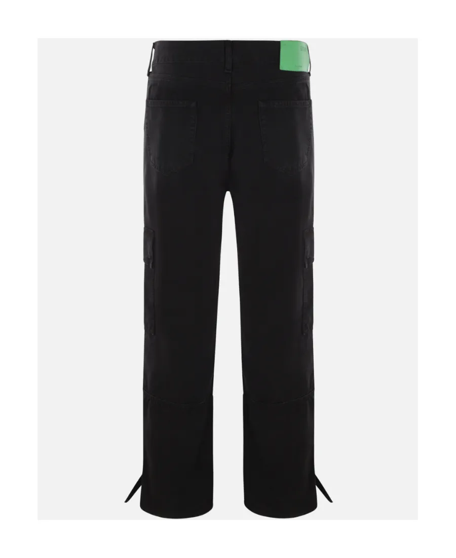 Logo Patch Cargo Trousers