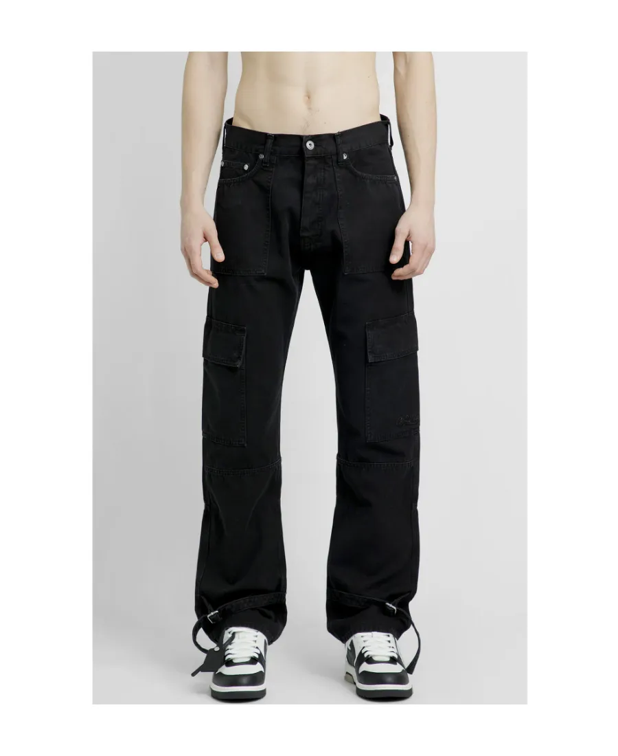 Logo Patch Cargo Trousers