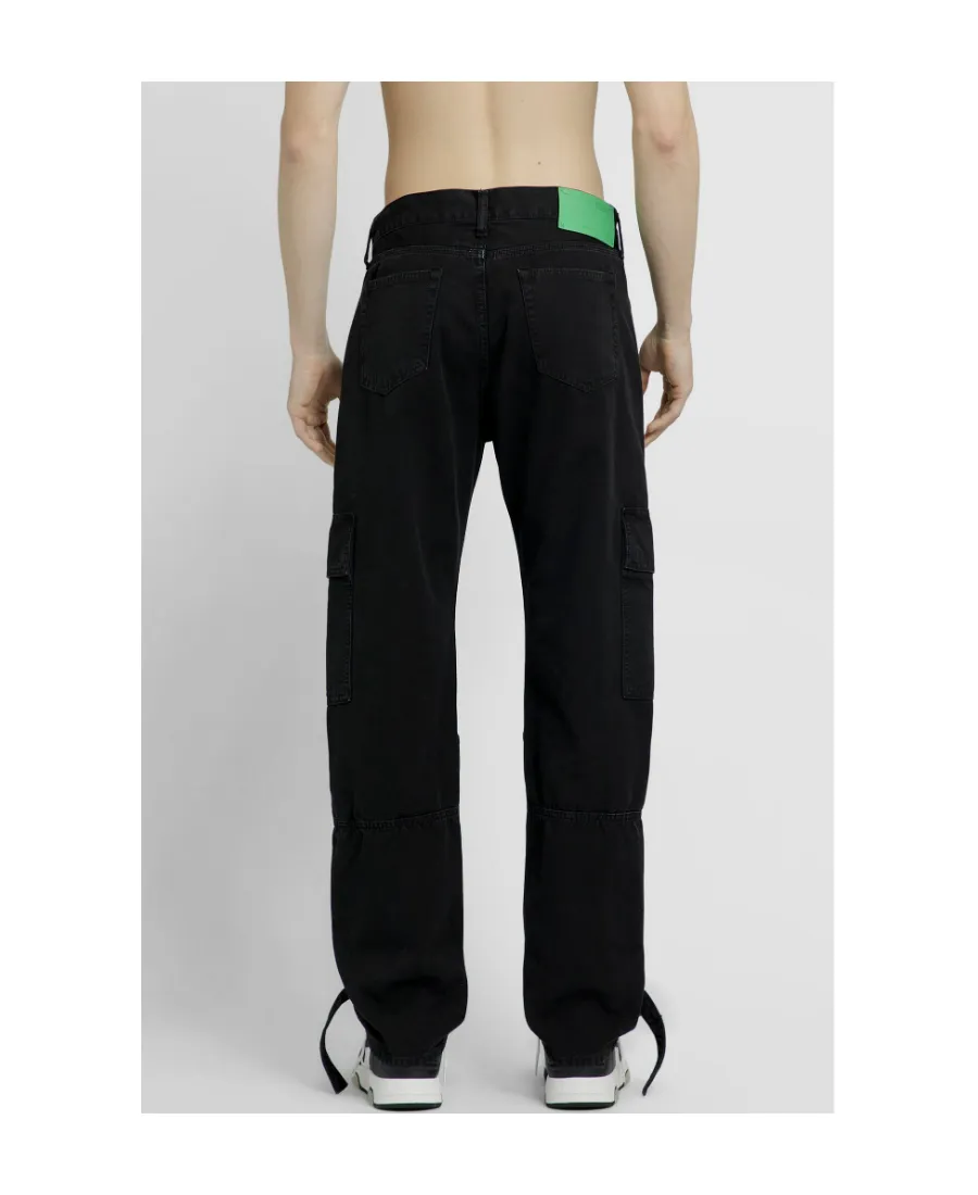 Logo Patch Cargo Trousers