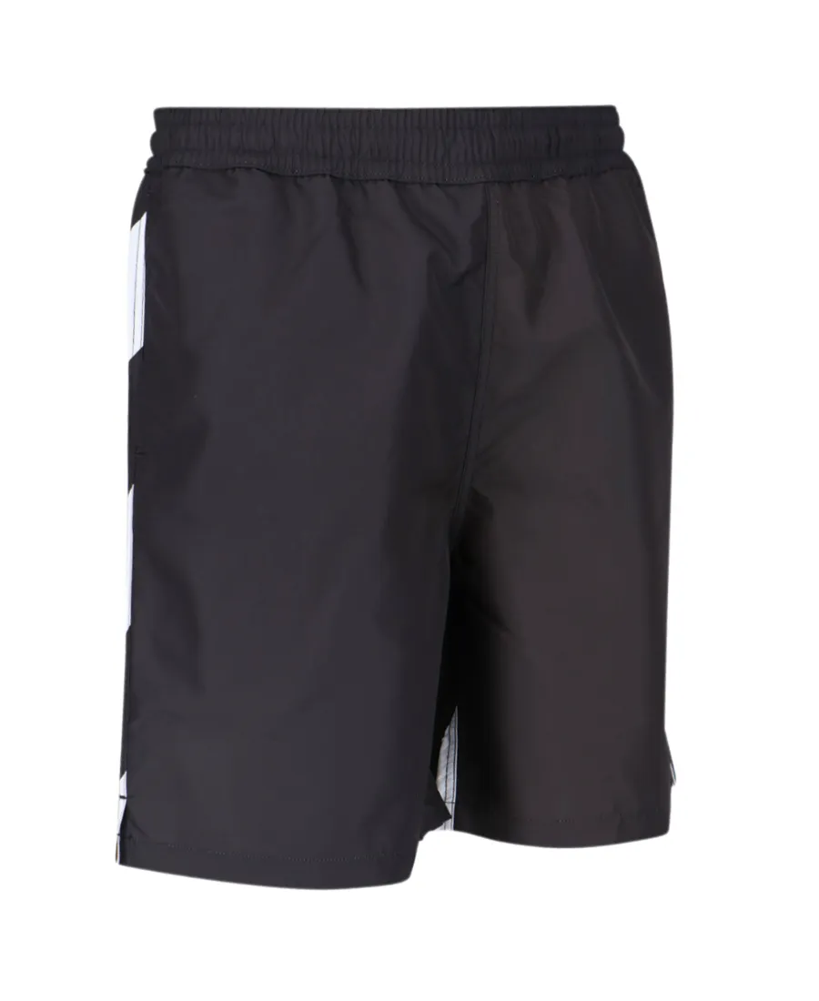 Diag Surfer Logo Printed Swim Shorts