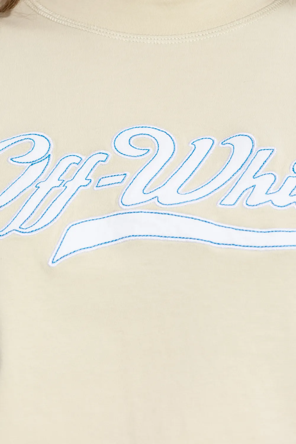 Logo-Print Cropped T-Shirt