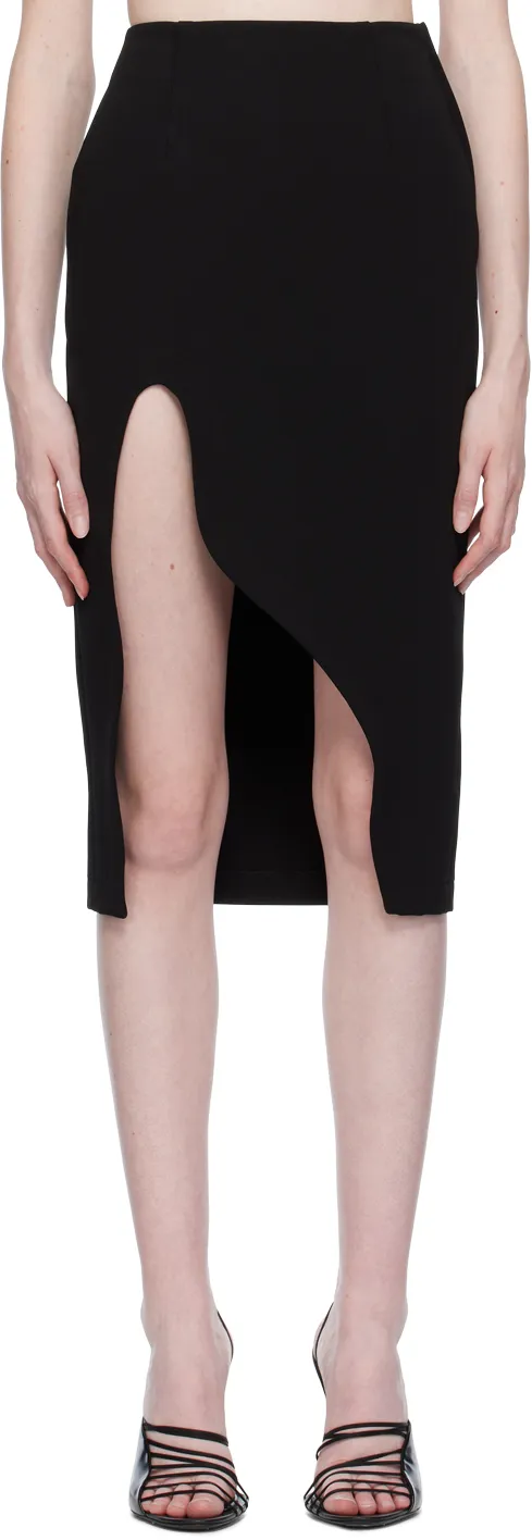 Asymmetric Midi Skirt