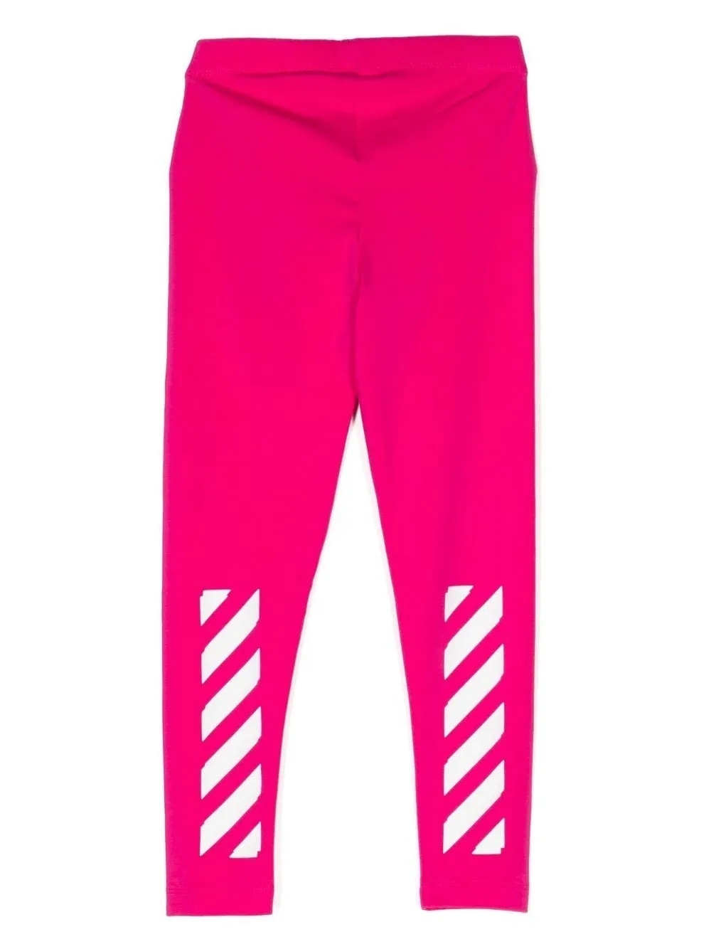 Diag-Stripe Mid-Rise Leggings