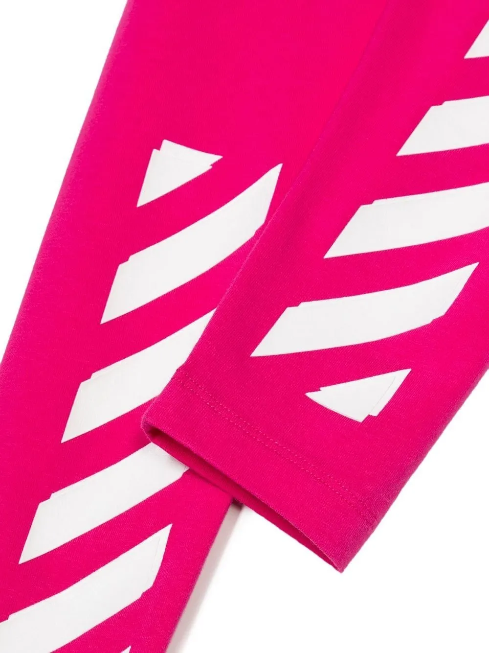 Diag-Stripe Mid-Rise Leggings