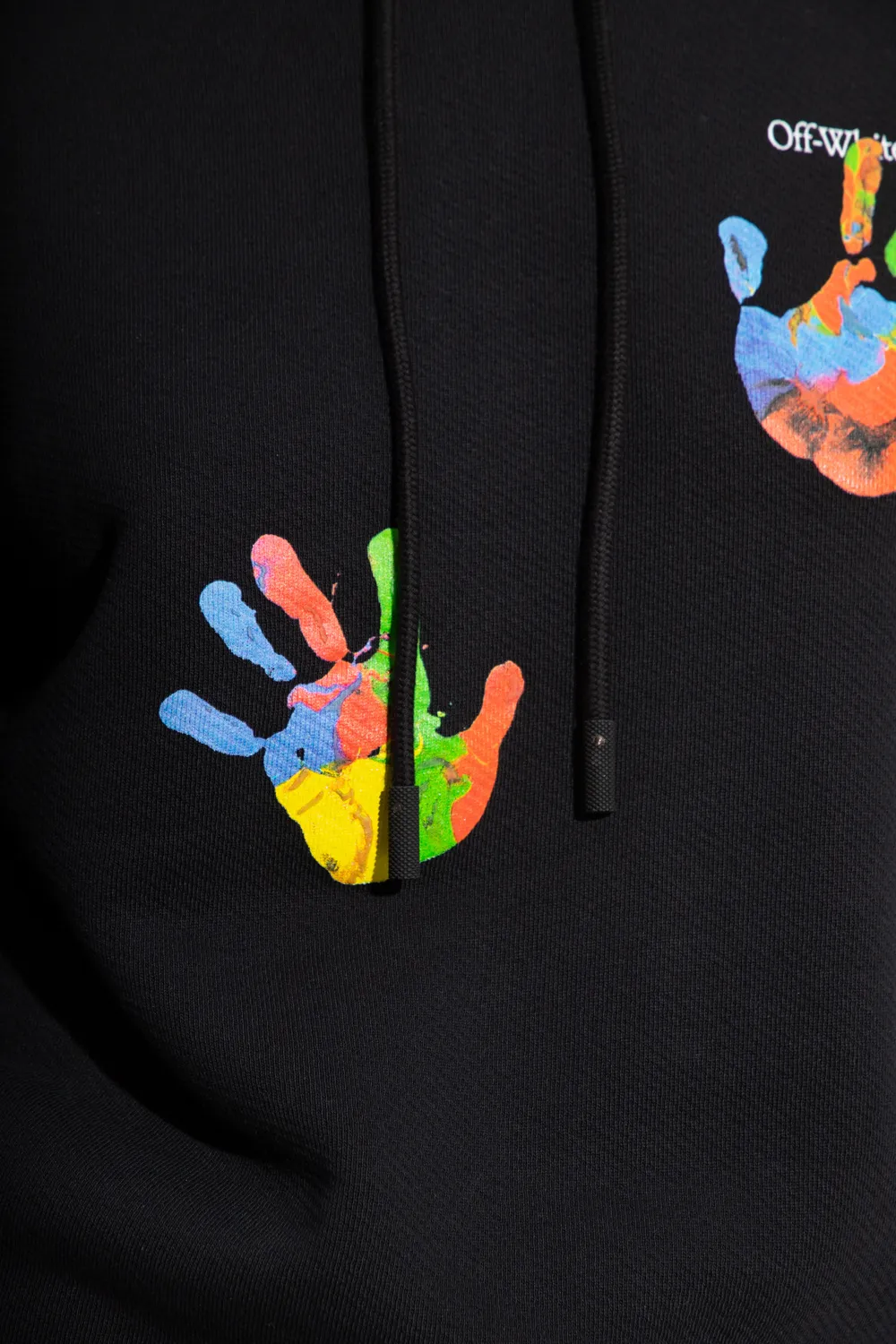Graphic-Print Logo-Embroidered Hoodie