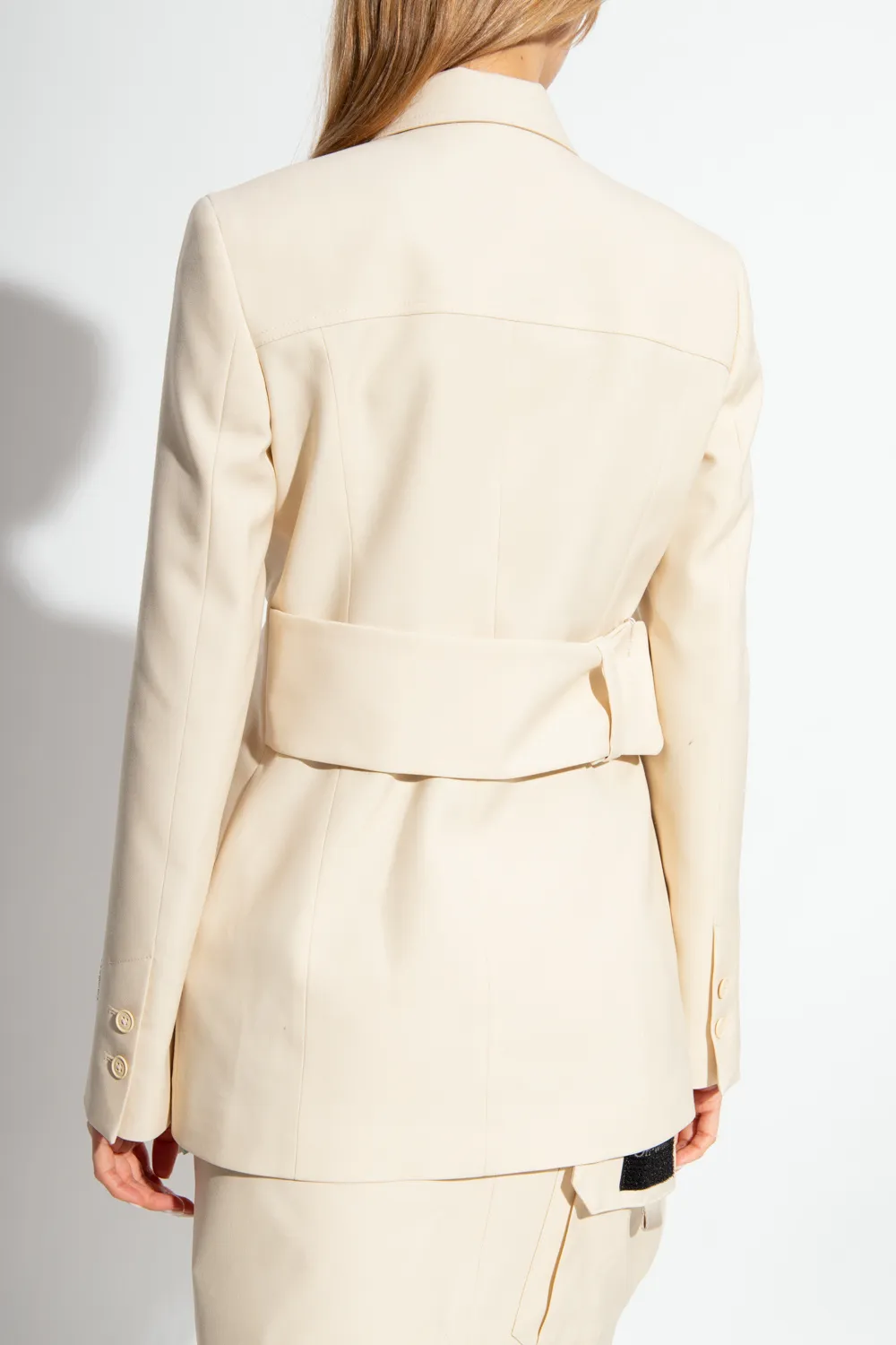 Single-Breasted Wool Blazer