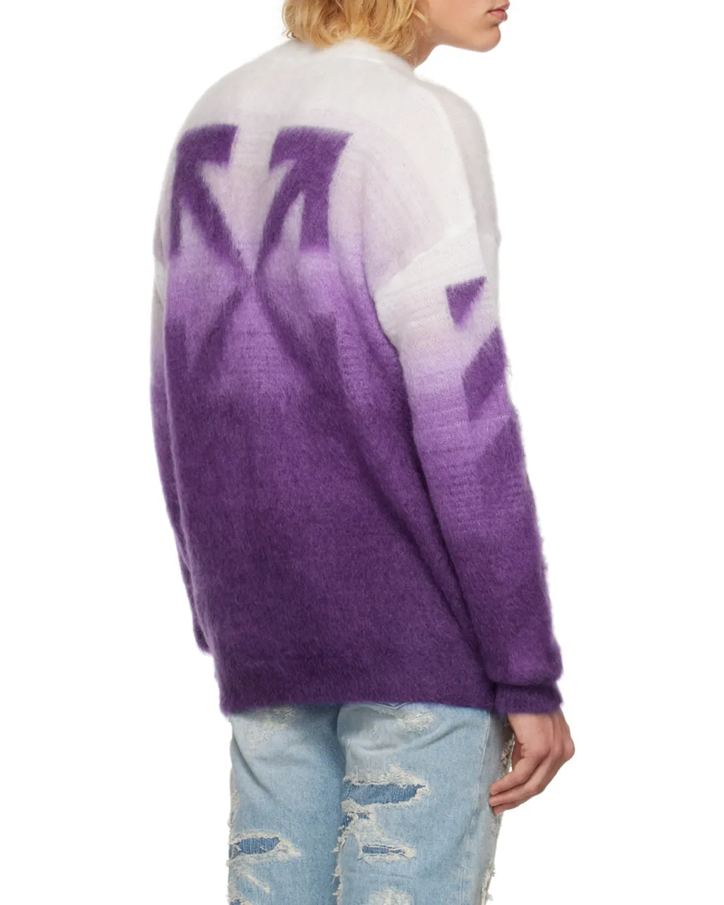 Jacquard Logo Pattern Sweater