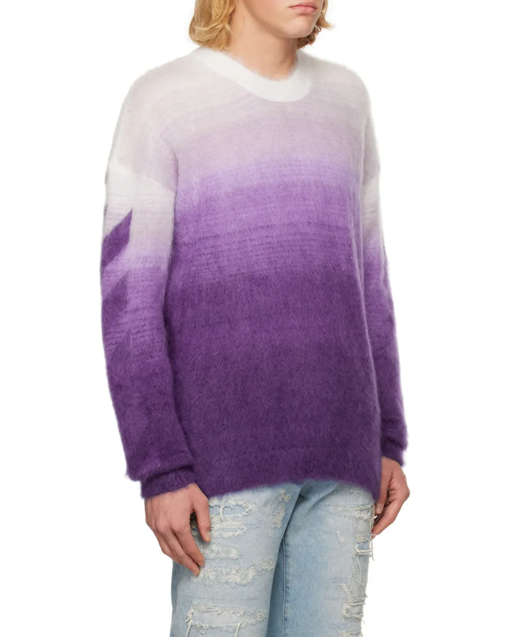 Jacquard Logo Pattern Sweater