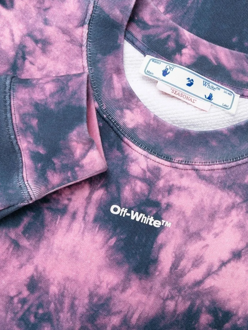 Arrows Tie-Dye Long-Sleeved Sweatshirt Dress
