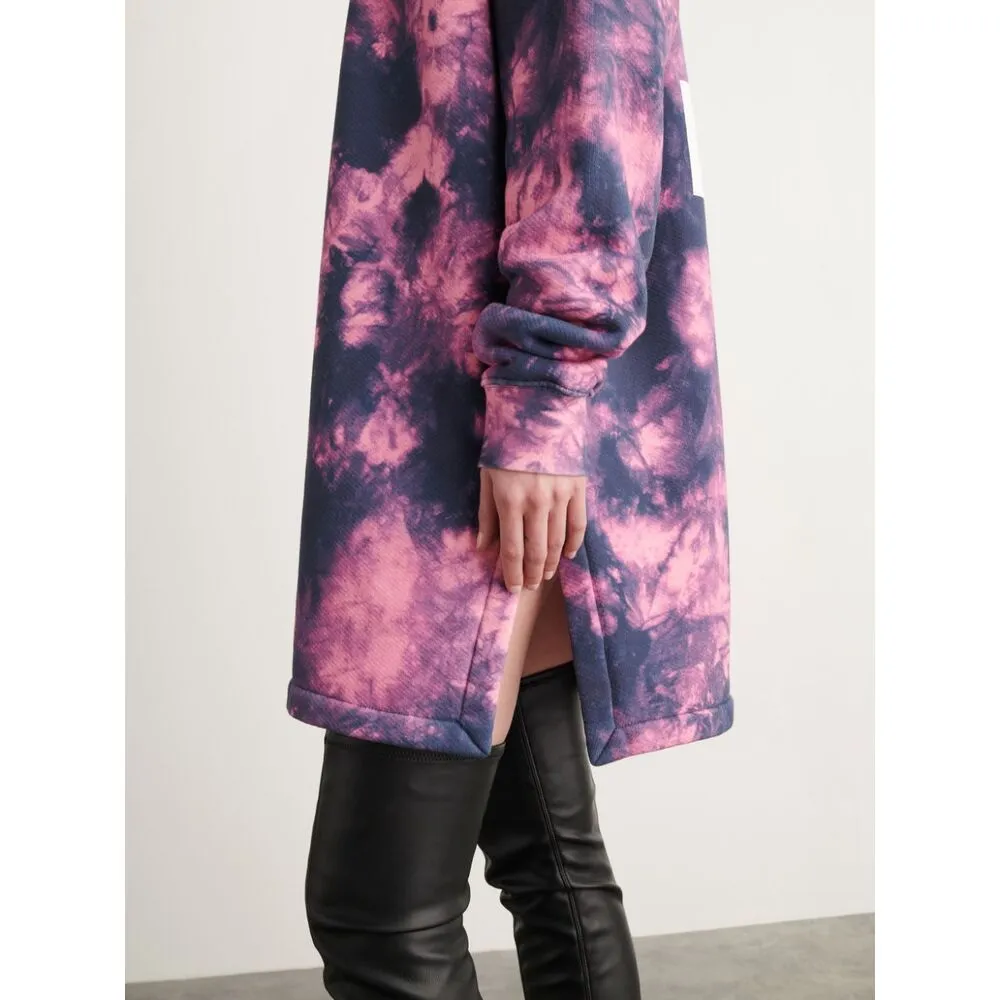 Arrows Tie-Dye Long-Sleeved Sweatshirt Dress