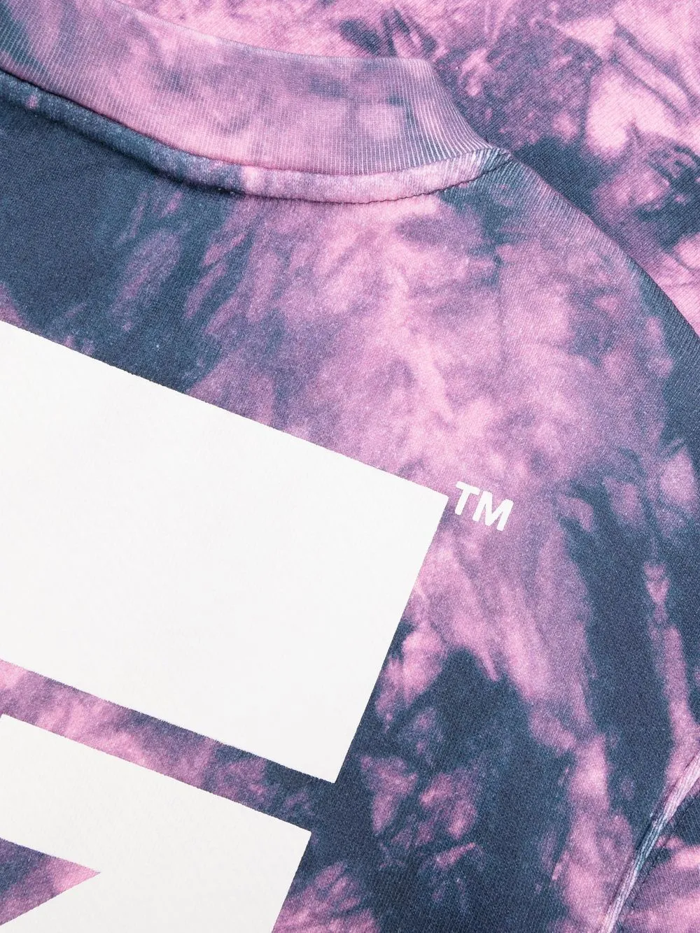 Arrows Tie-Dye Long-Sleeved Sweatshirt Dress