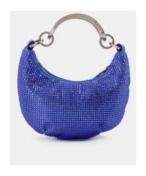 Embellished Logo Detailed Clutch Bag