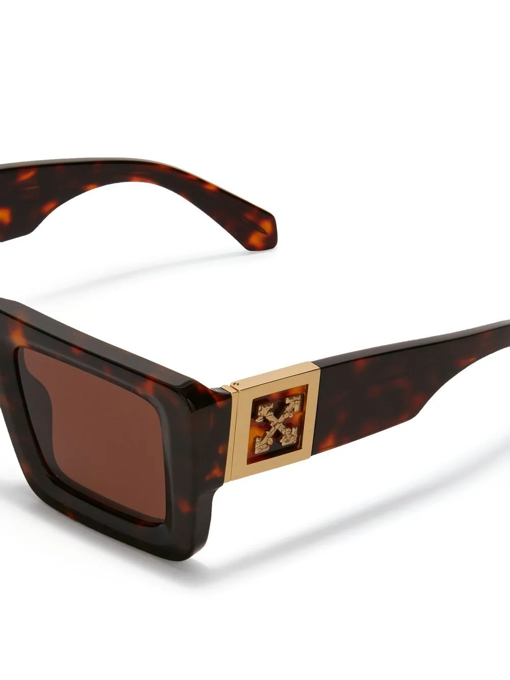 Arrows-Motif Tinted Sunglasses