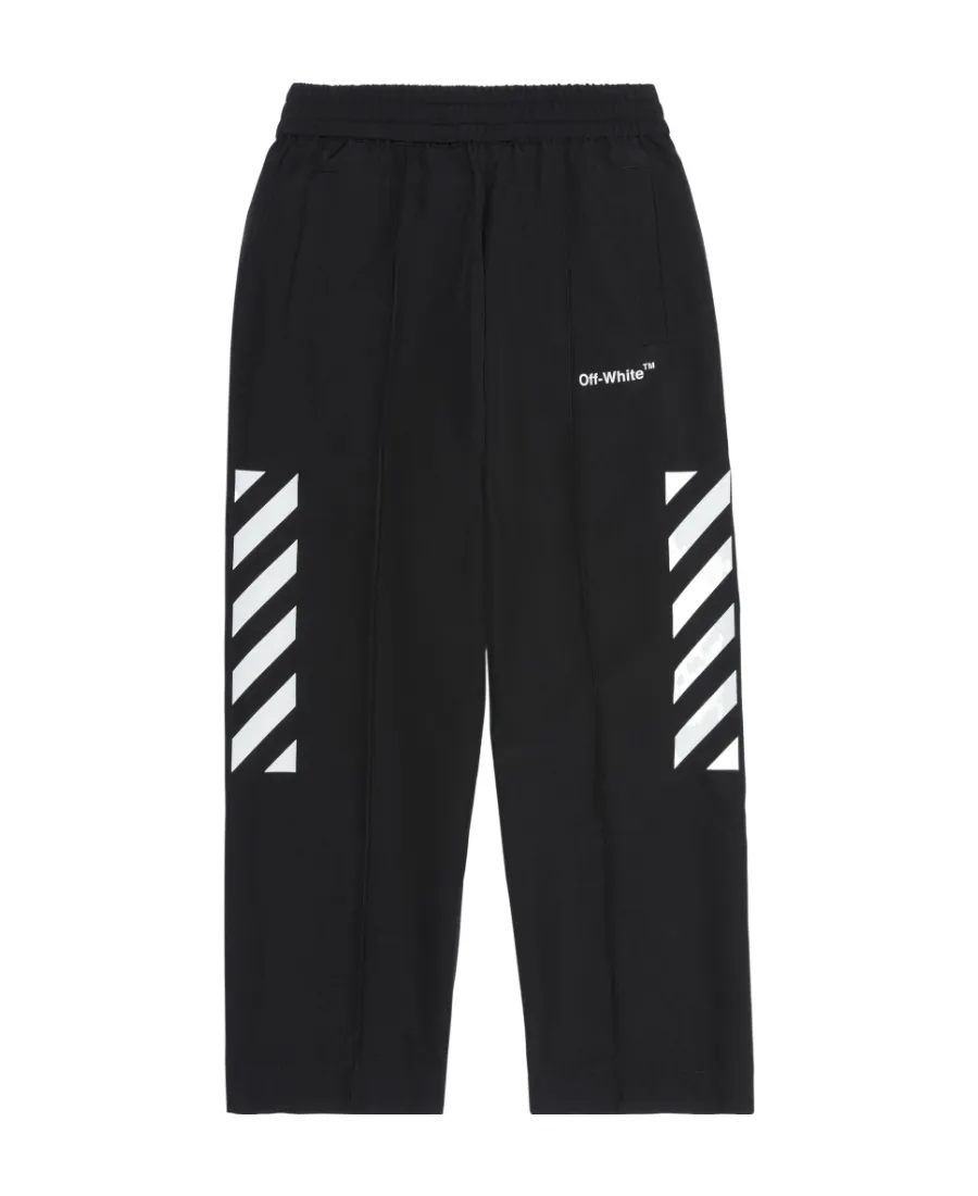 Off Helvetica Printed Joggers