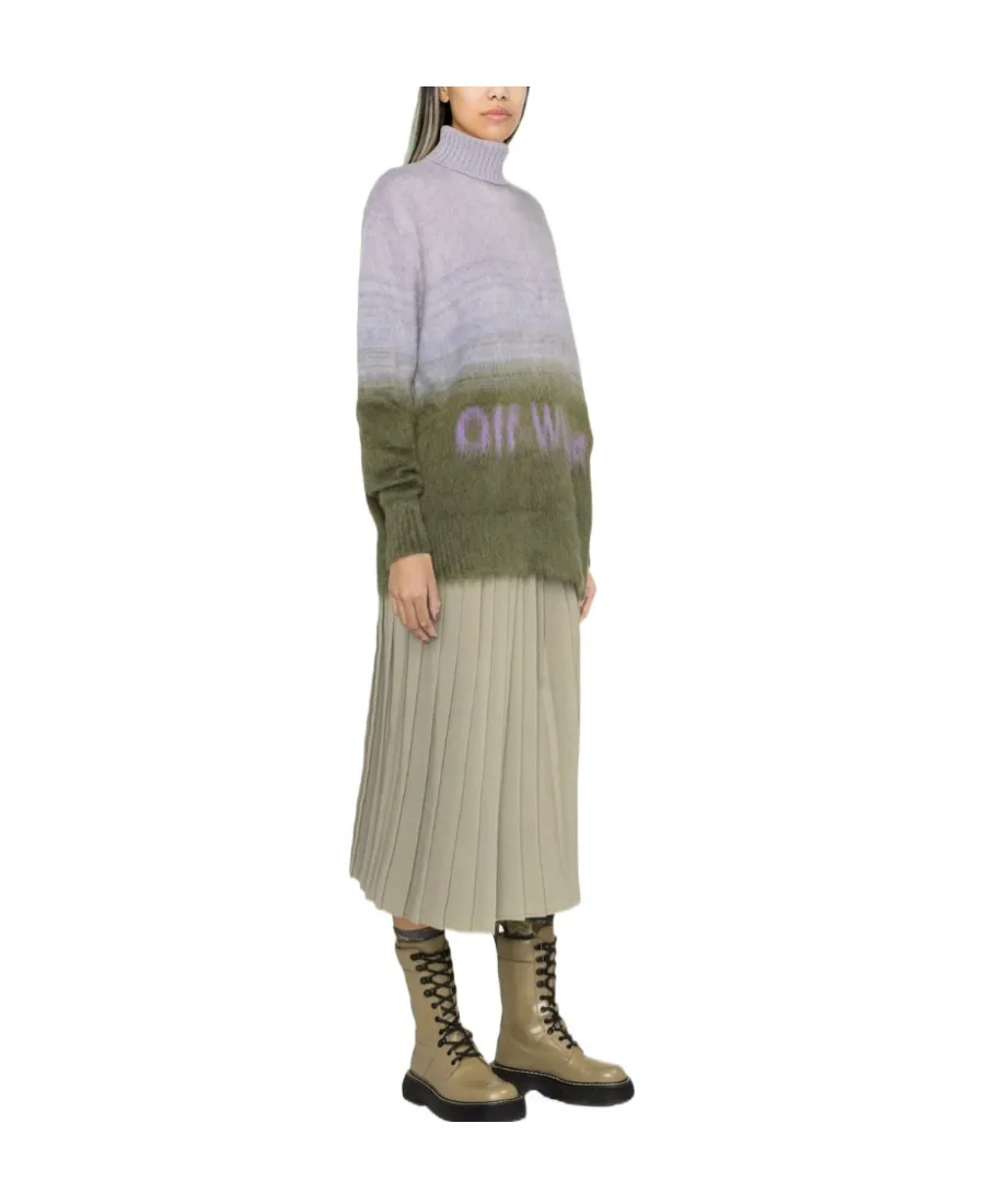 Helvetica Logo Turtleneck Jumper
