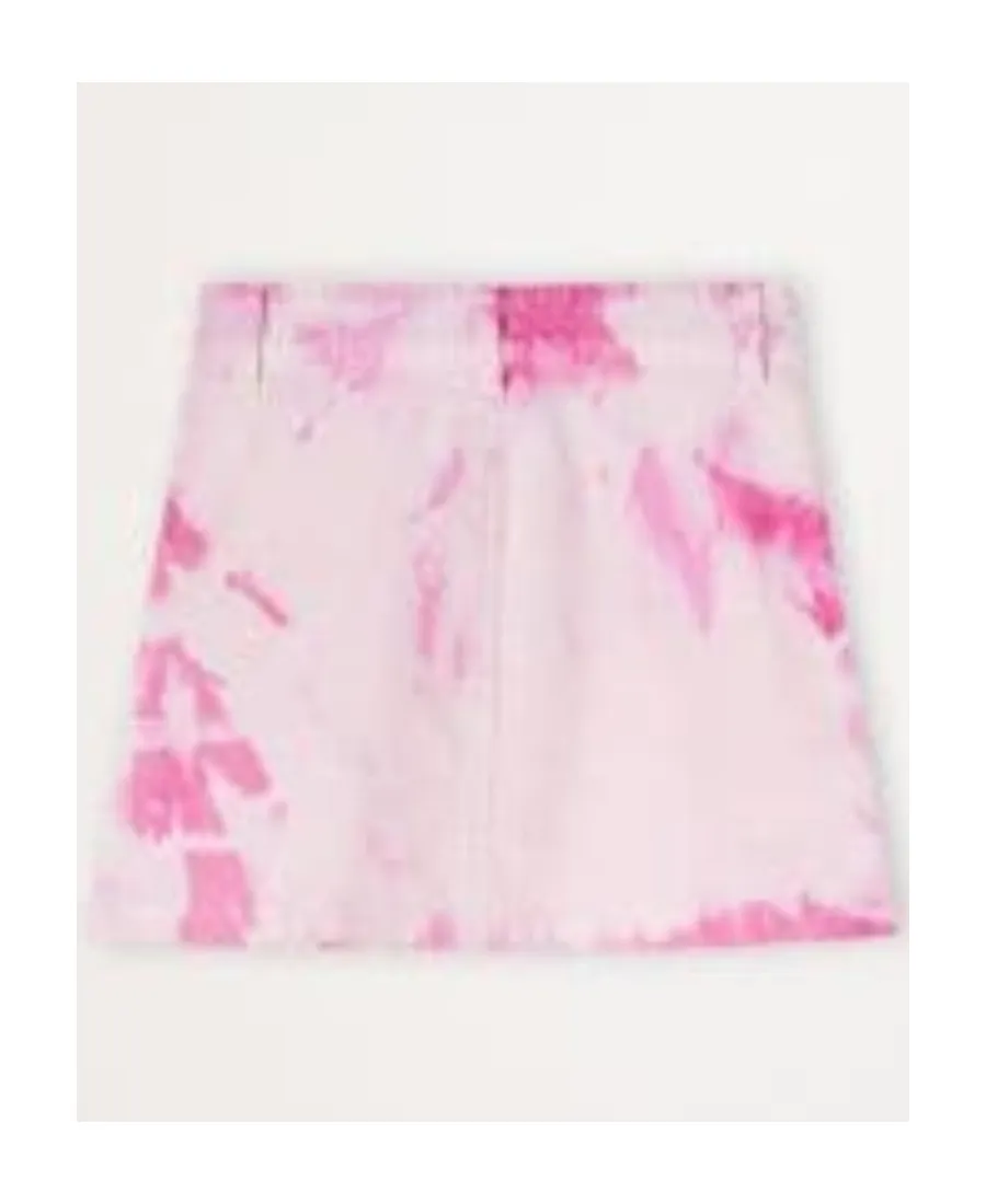 Tie-Dye Print Skirt