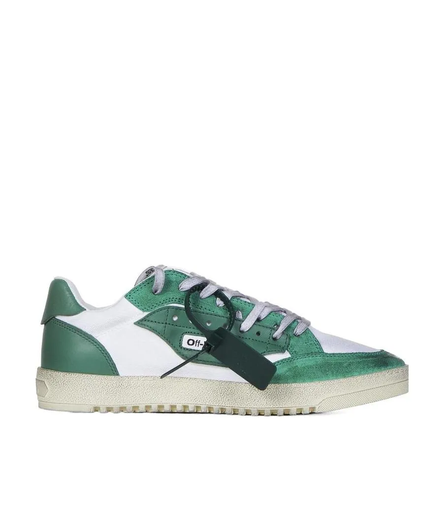 5.0 Vintage-Finish Sneakers